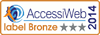 Label AccessiWeb Bronze et trois étoiles d'Argent 2014 - Communauté d'Agglomération Nîmes Métropole (rapport de labellisation)